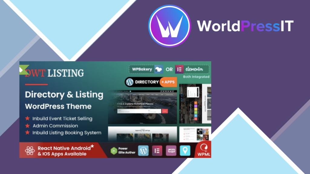 DWT Listing - Directory and Listing WordPress Theme