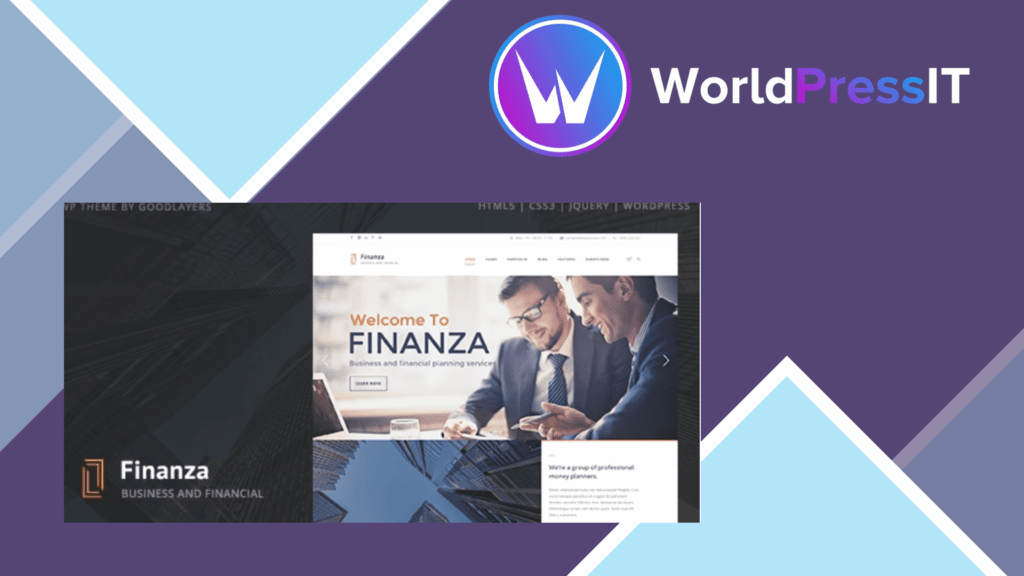 Finanza - Business and Financial WordPress