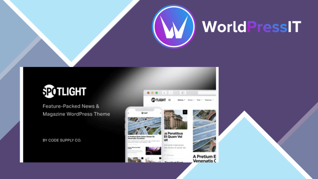 Spotlight - Feature-Packed News and Magazine WordPress Theme