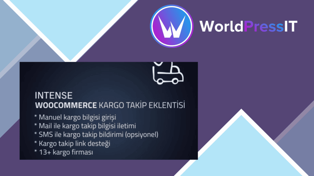 Woocommerce Cargo Tracking Module For Turkey By Intense