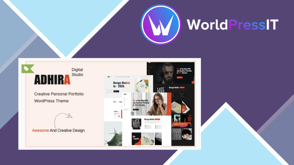 Adhira - Creative Agency Portfolio WordPress Theme