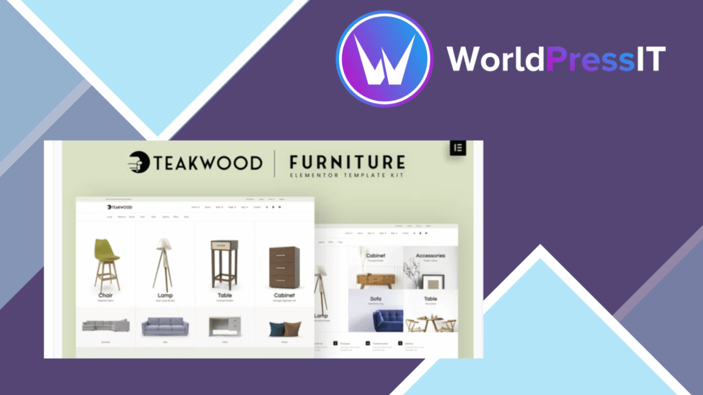 Teakwood - Furniture Shop Elementor Template Kit