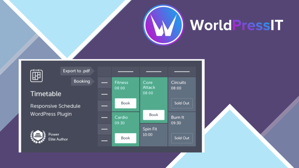 Timetable Responsive Schedule For WordPress