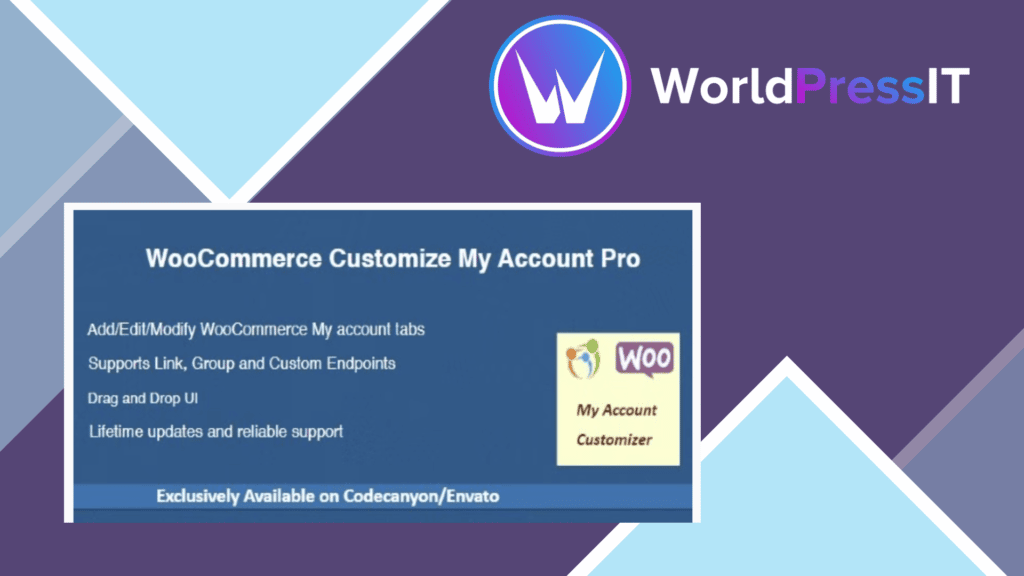 WooCommerce Customize My Account Pro