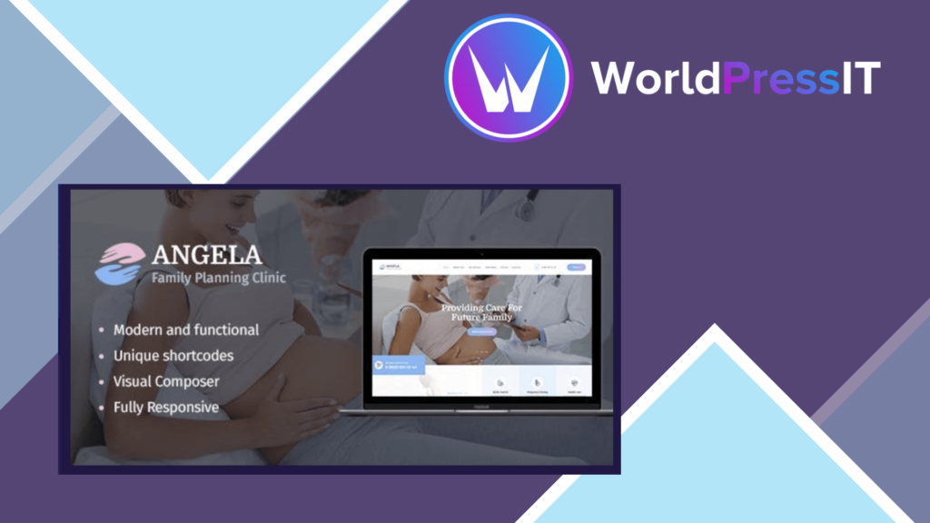 Angela - Family Planning and Pregnancy Clinic WordPress Theme