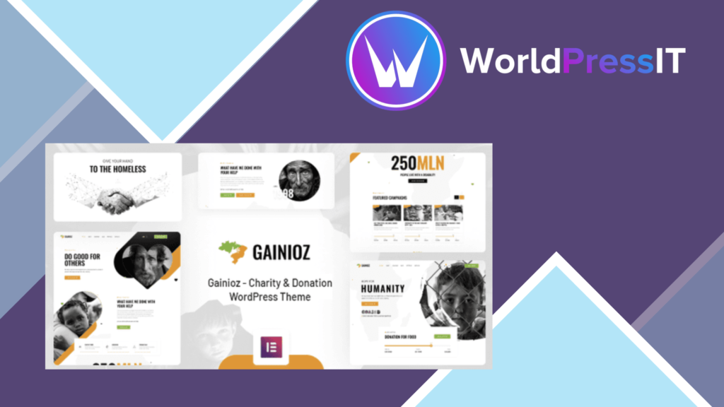 Gainioz - Charity and Donation WordPress Theme