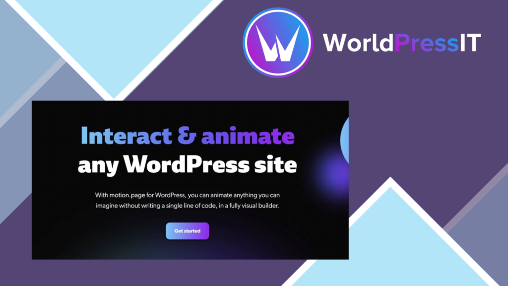 Motion.Page - Interact and animate any WordPress site