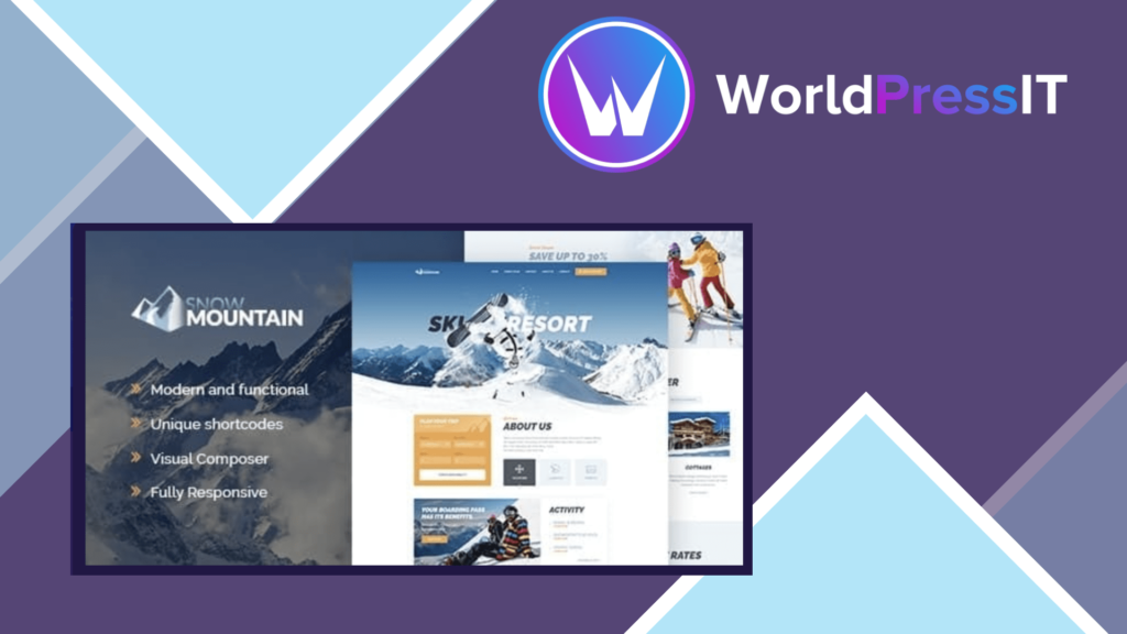 Snow Mountain - Ski Resort and Snowboard School WordPress Theme