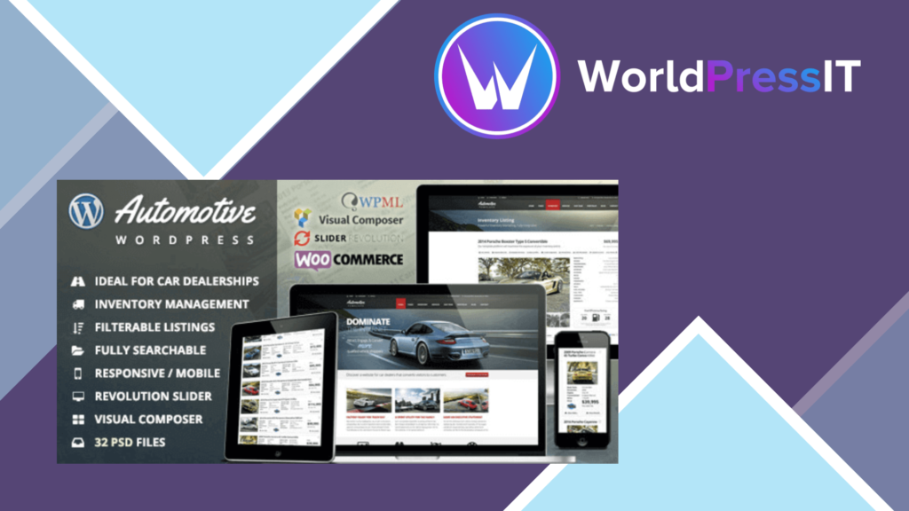 Automotive Car Dealership Business WordPress Theme