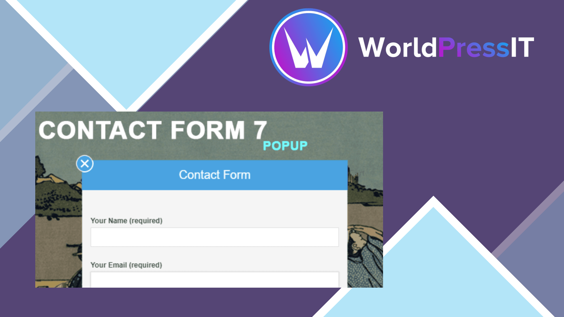 contact form 7 elementor popup