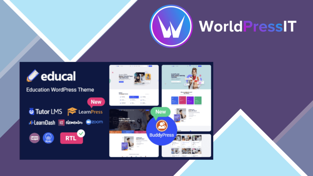 Educal - Online Courses and Education WordPress Theme