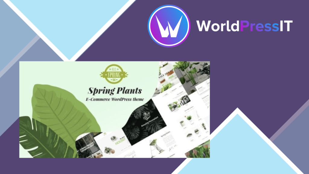 Spring Plants - Gardening and Houseplants WordPress Theme