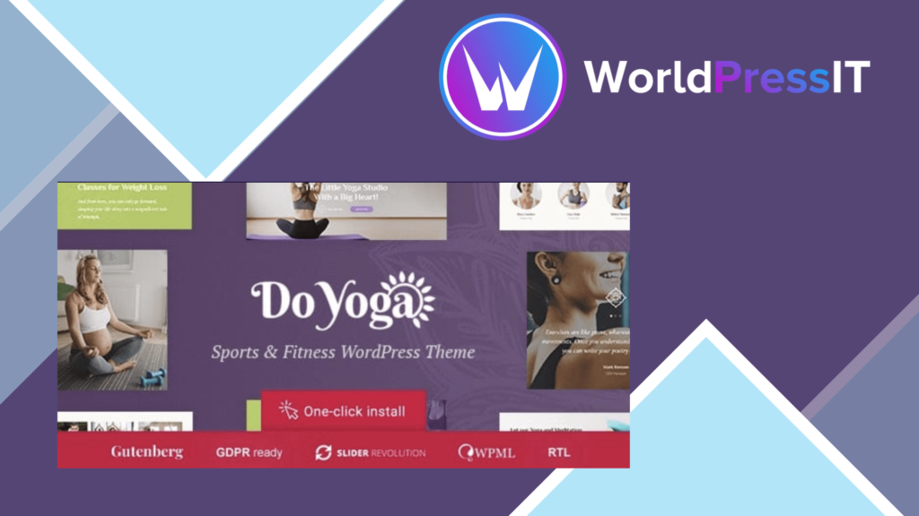 Do Yoga - Fitness Studio and Pilates Club WordPress Theme