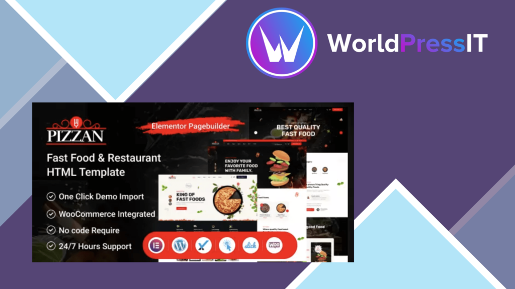 Pizzan - Fast Food and Restaurant WordPress Theme