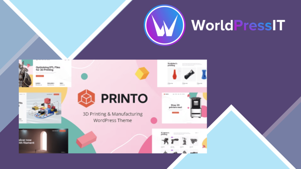 Printo - 3D Printing and Manufacturing WordPress Theme