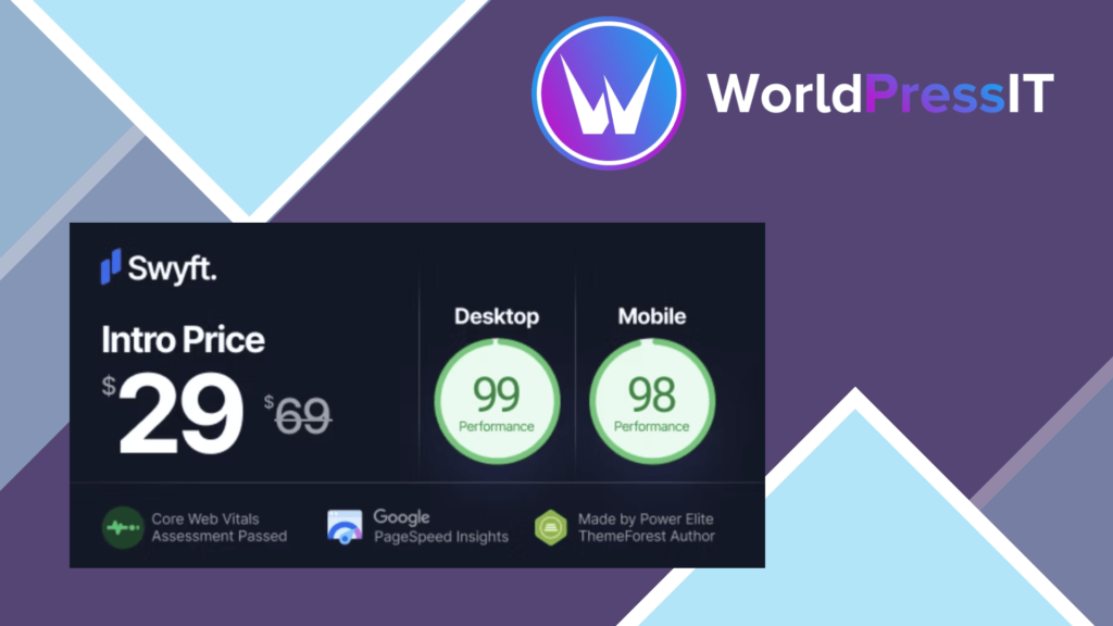 Swyft – PageSpeed Optimized WordPress Blog Theme