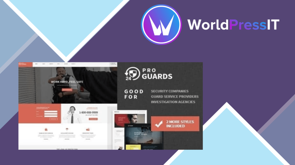 ProGuards - Safety Body Guard and Security WordPress Theme