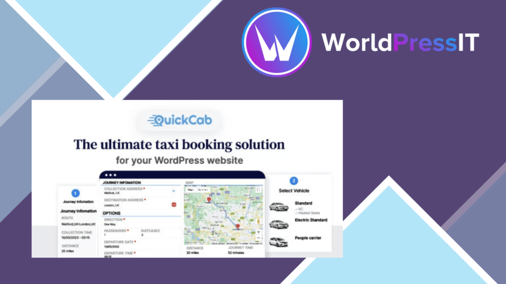 QuickCab - WooCommerce Taxi Booking Plugin