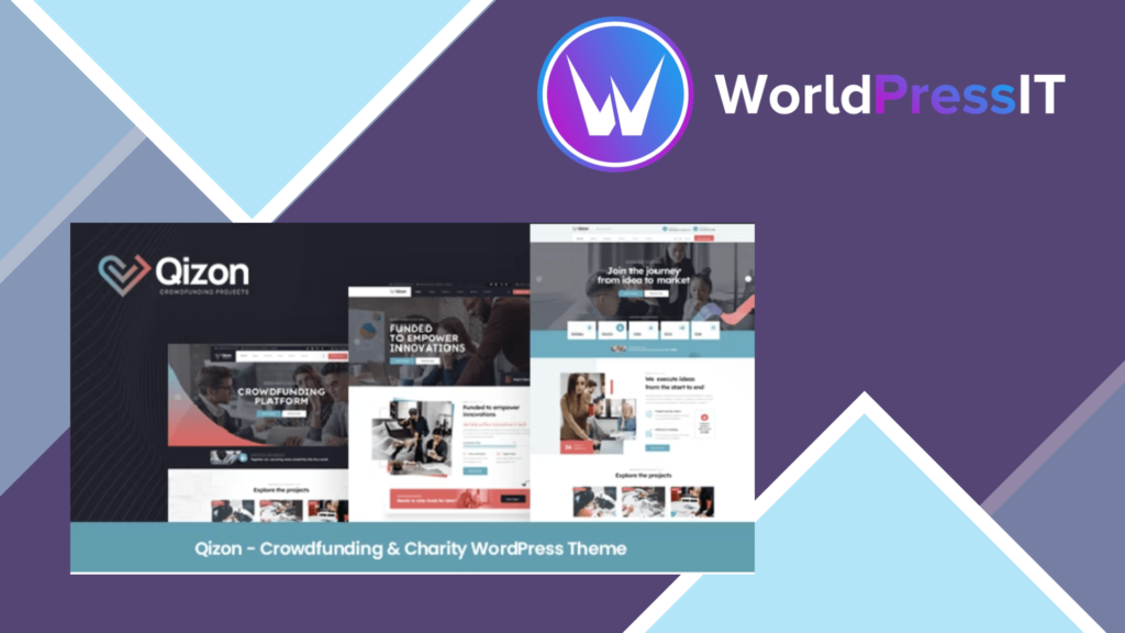 Qizon - Crowdfunding and Charity WordPress Theme