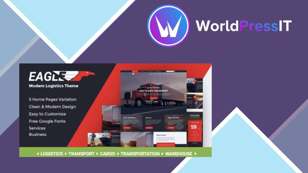 Eagle – Logistics and Transportation WordPress Theme