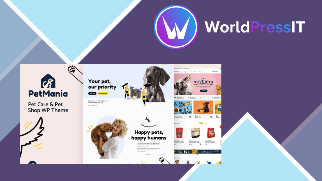 PetMania – Pet Care and Shop – Elementor Pro Theme