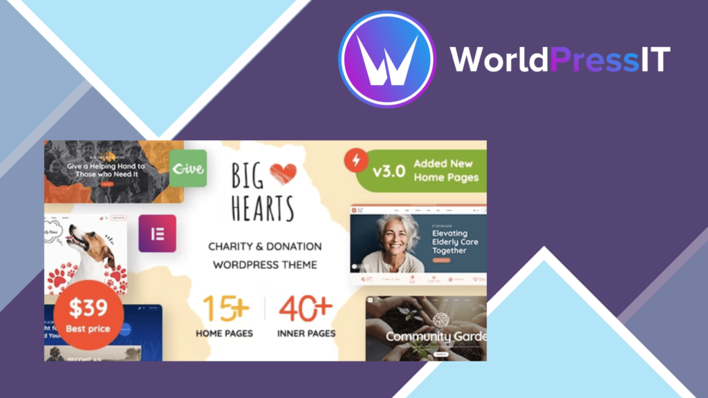 BigHearts – Charity and Donation WordPress Theme