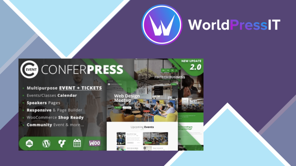 ConferPress - Multipurpose Event Tickets WordPress Theme