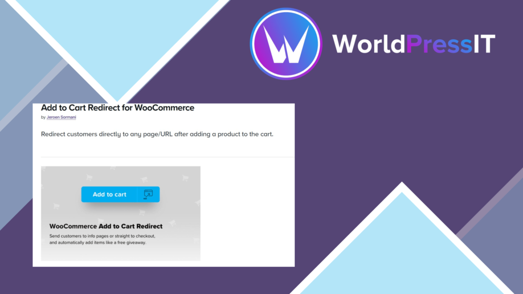 Add To Cart Redirect for WooCommerce