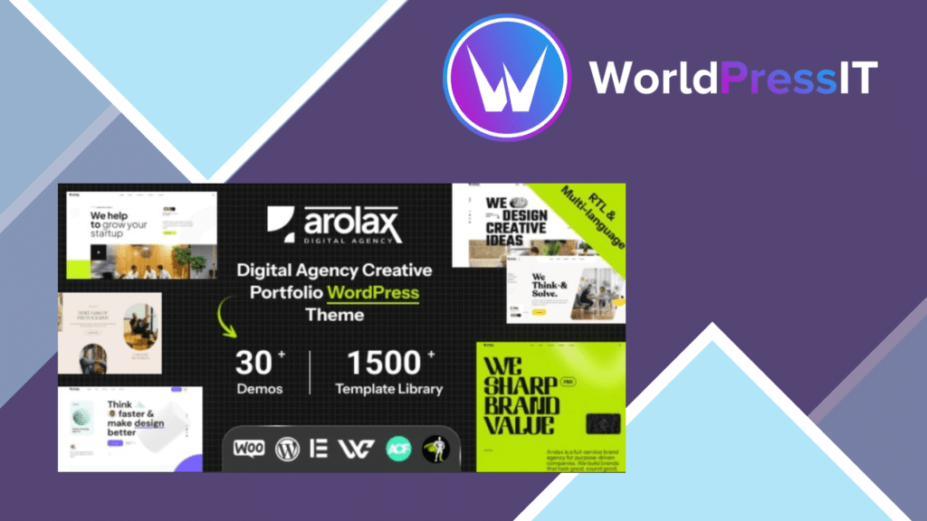 Arolax | Creative Digital Agency Theme