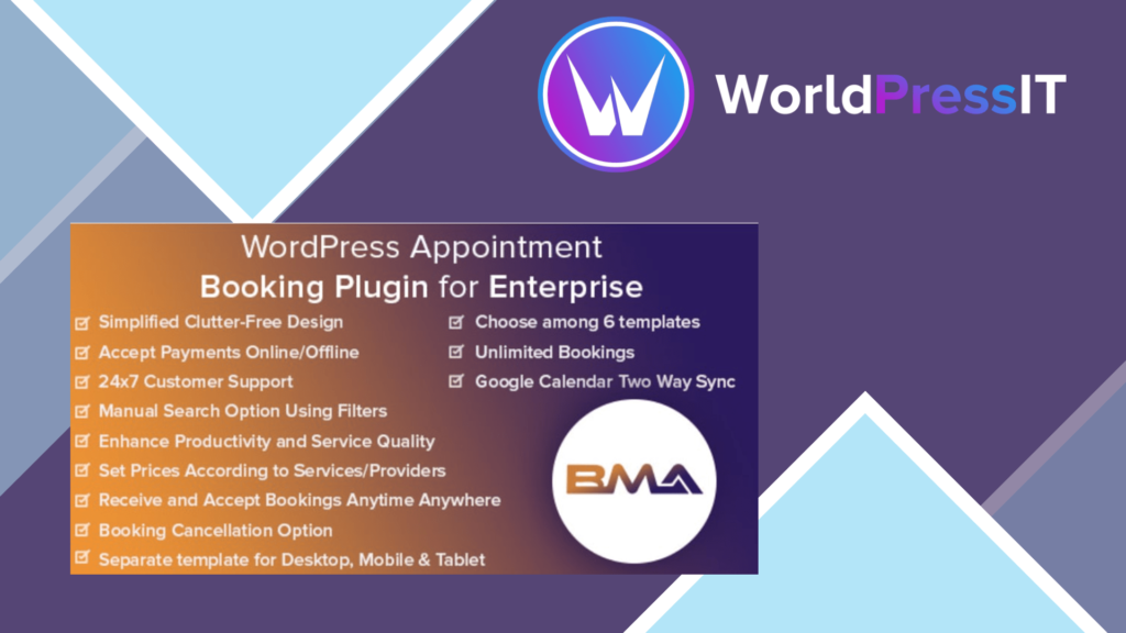 BMA - WordPress Appointment Booking Plugin for Enterprise