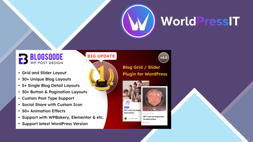 Blogsqode - Blog Design for WordPress