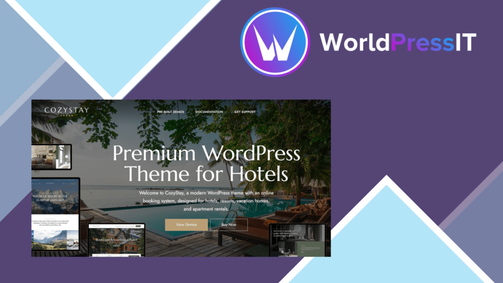 CozyStay - Hotel Booking WordPress Theme