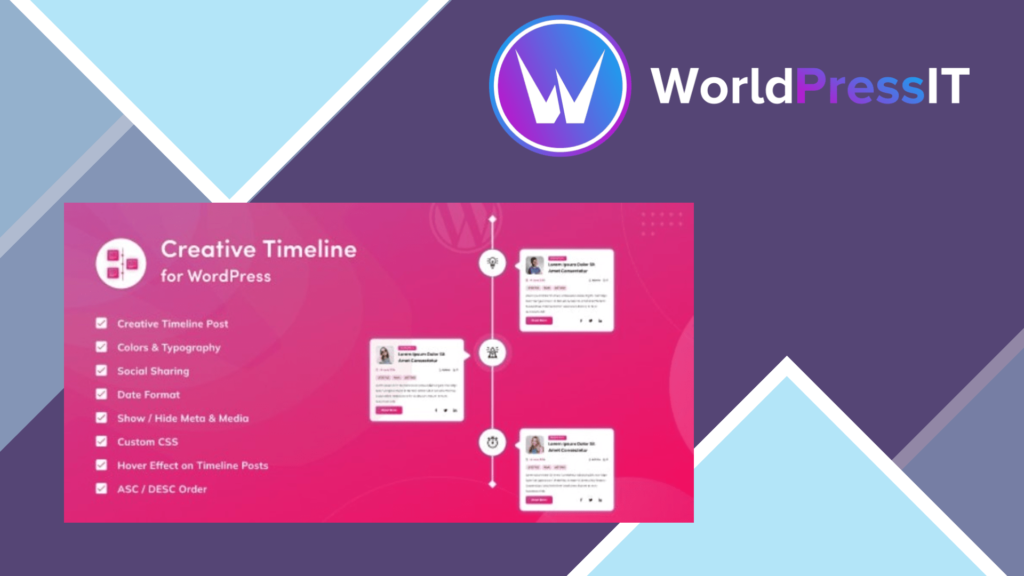 Creative Timeline for WordPress