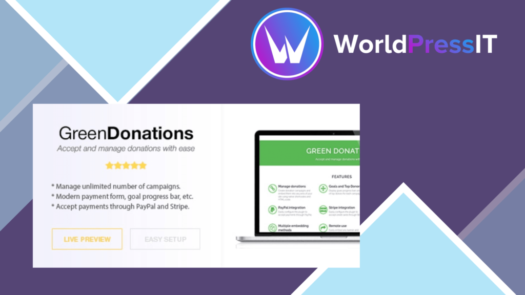 Green Donations for WordPress