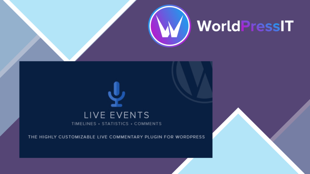 Live Events WordPress Plugin