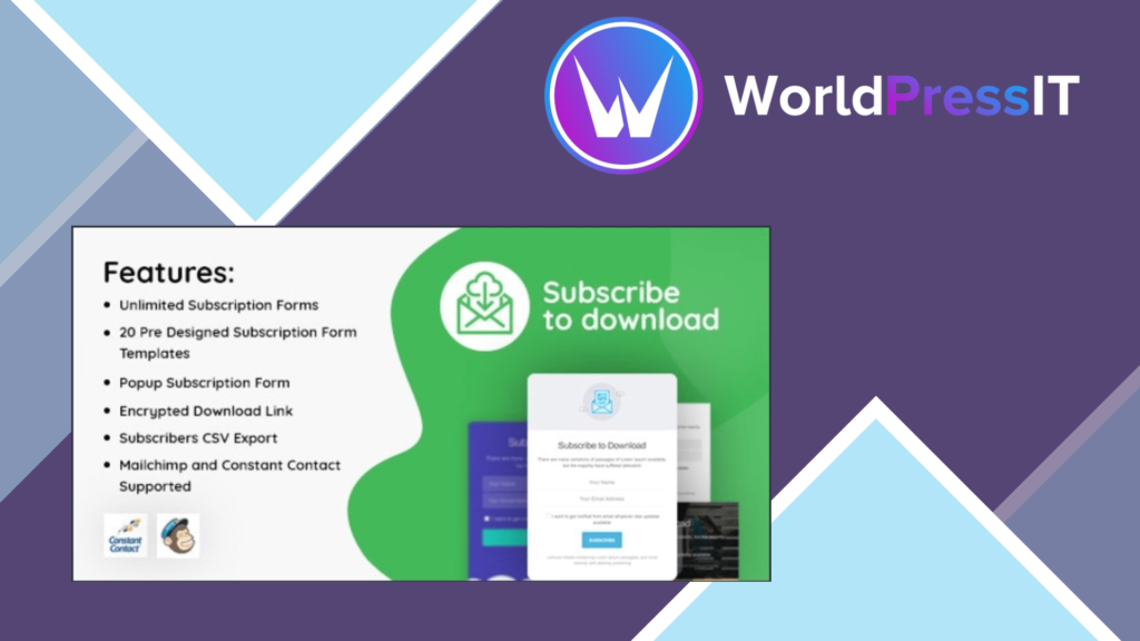 Subscribe to Download - An Advanced Subscription Plugin For WordPress