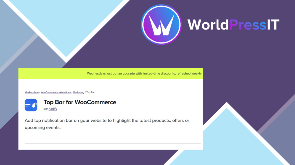 Top Bar for WooCommerce