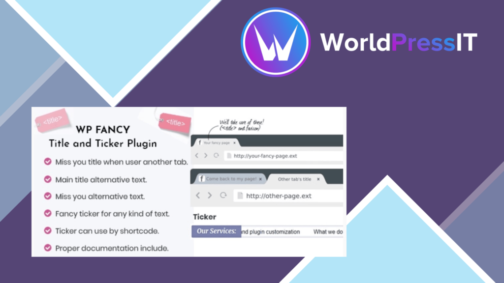 WP Fancy - Title and Ticker WordPress Plugin