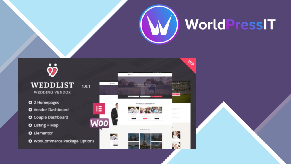 Weddlist – Wedding Vendor Directory WordPress Theme