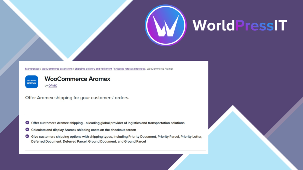 WooCommerce Aramex Shipping