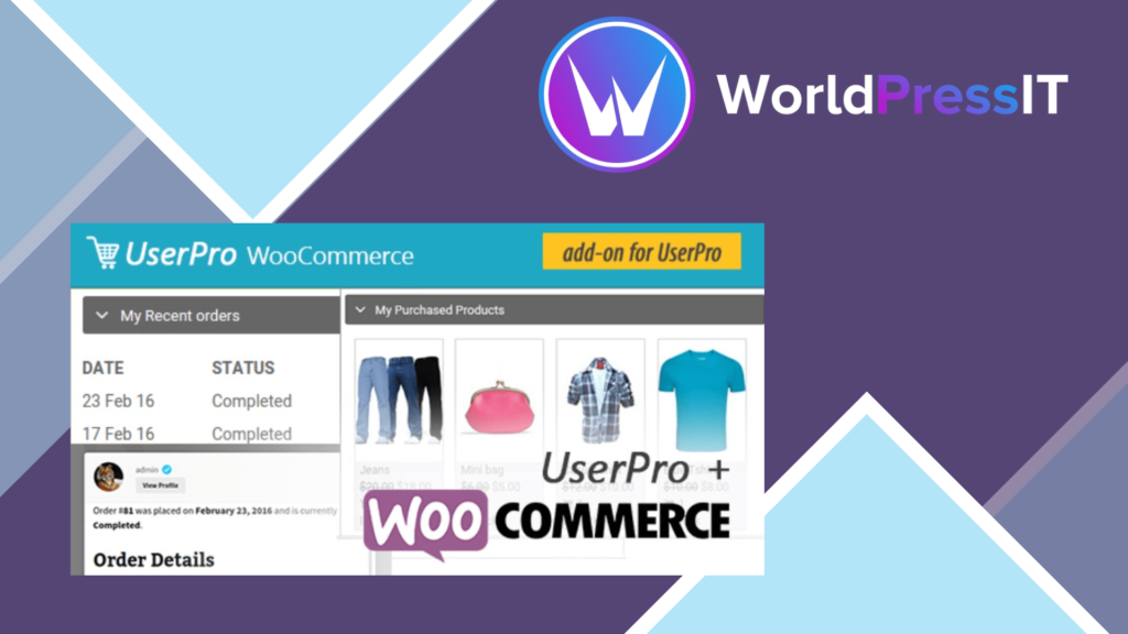 WooCommerce Integration for UserPro