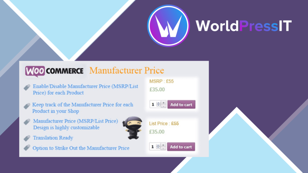 WooCommerce Manufacturer Price