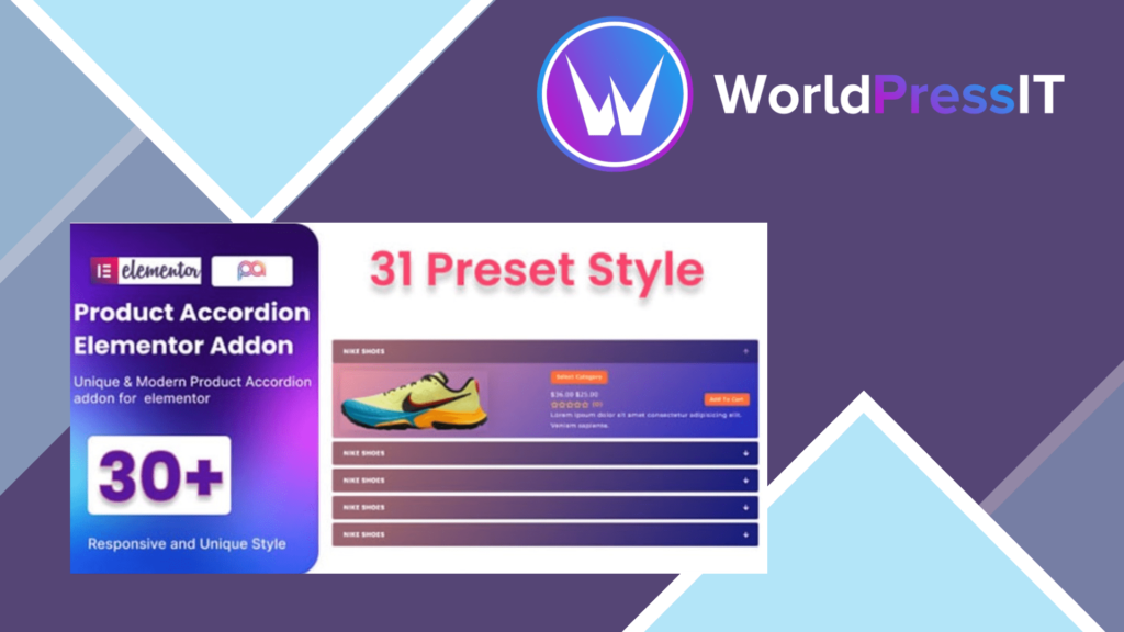 WooCommerce Product Accordion Addon For Elementor