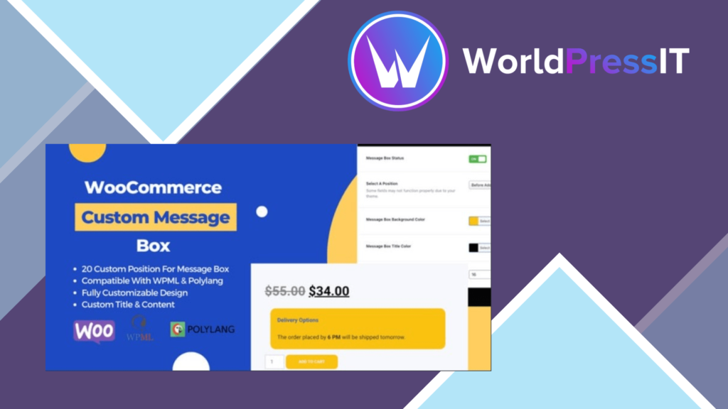 WooCommerce Product Page Custom Message Box