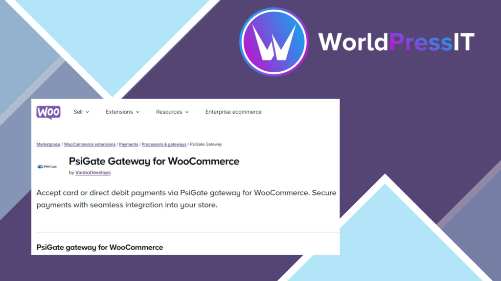 WooCommerce PsiGate Gateway