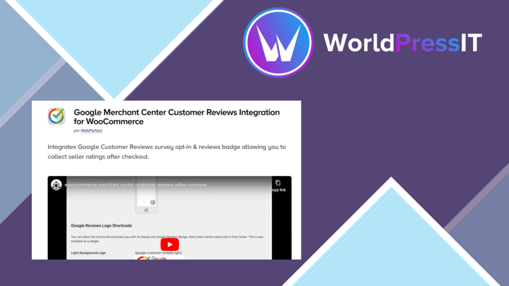 Woocommerce Google Merchant Center Customer Reviews