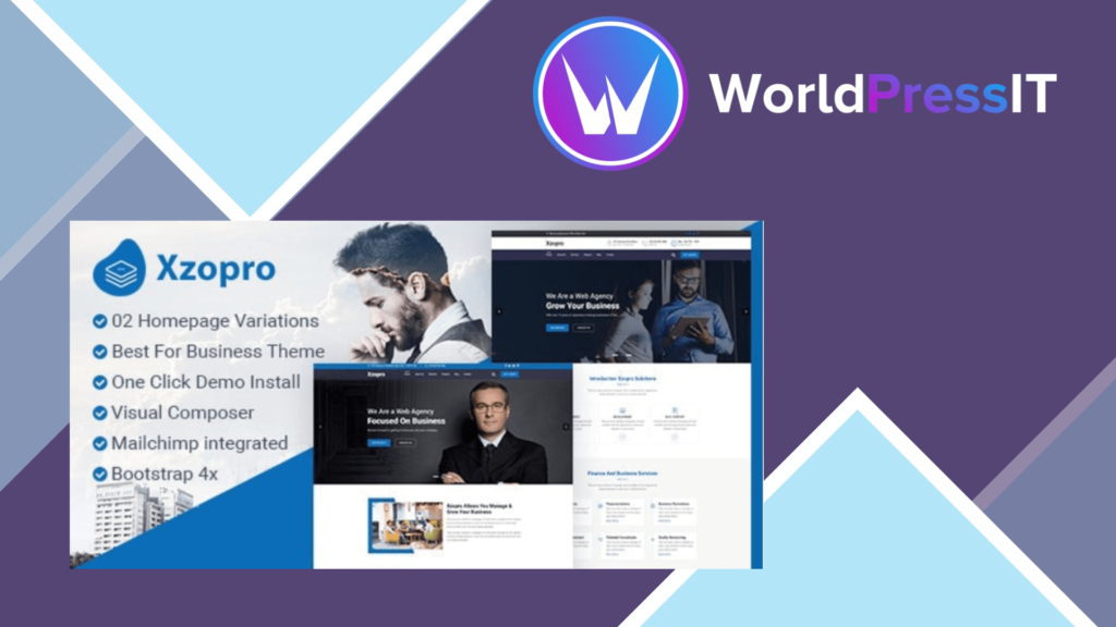 Xzopro - Finance And Business WordPress Theme