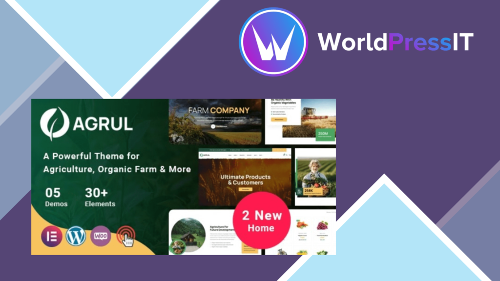 Agrul - Agriculture WordPress Theme