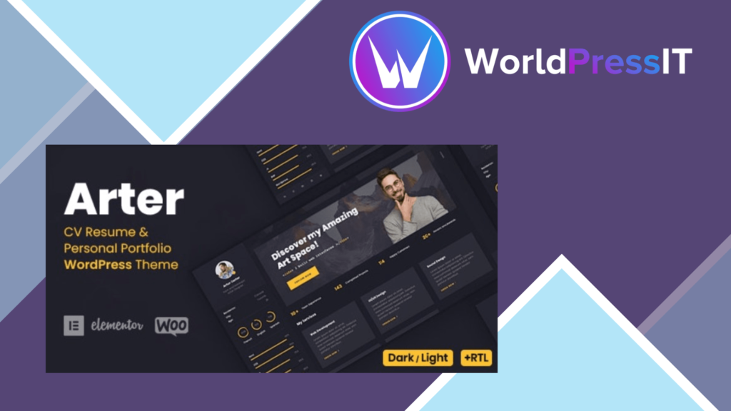 Arter - Personal Portfolio WorfPress Theme