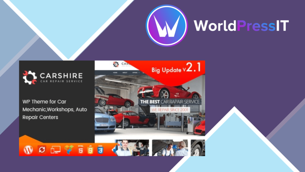 Car Shire - Auto Mechanic and Repair WordPress Theme